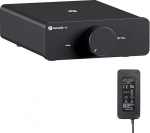 Fosi Audio V3 HiFi v&otilde;imendi 600 Watt, TPA3255 Mini 2.0CH Class-D Stereov&otilde;imendi 300 W x 2, v&otilde;imendi k&otilde;larite jaoks, sisaldab 48 V / 5 A toiteallikat