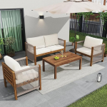 Ball & Cast aiam&ouml;&ouml;bli komplekt 4-osaline r&otilde;dum&ouml;&ouml;bel koos kahekordse diivani ja kohvilaudadega, 2 tugitooli ja padjad Lounge m&ouml;&ouml;bel v&auml;ljas, Patio m&ouml;&ouml;bel, Garden Lounge, Beež