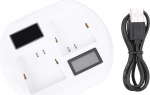 Laadija, videokaamera USB aku kiirlaadija Arlo Pro 2/Pro/Walk Light aku Dual Charge LCD Smart Base laadija