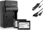 Aku ja autov&otilde;rk + autolaadija Sony NP-FH70/SX50, SX60.../DCR DCR-HC.../... - vaata nimekirja.