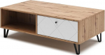 Vicco Nice kohvilaud Artisan Oak 110 x 60 cm voodi k&otilde;rval olevaks panipaigaks