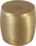 Casa Moro Ayoub Oriental Side Table Gold Diameeter 38 cm Hammered Aluminium Hammered Modern Round Diivan Table A Boho Chic Coffee Table Elegant Home Decoration TSV5010