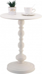 V&auml;ike metallist k&uuml;ljelaud V&auml;ike &uuml;mmargune k&uuml;ljelaud Matte Accent Coffee Drink Table diivanile magamistoas elutoa nurgas (valge)
