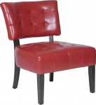 Roundhill Furniture segatud nahast tool tufti aktsentidega