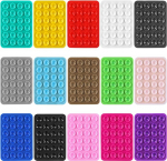 PEUTIER Pack of 15 Suction Cup mobiiltelefoni hoidja, Silikoonist iminapakett mobiiltelefoni puhul isekleepuv hoidja 24 iminapakettide kleepuv mobiiltelefoni haaret Content Creator Essentials iPhone ja