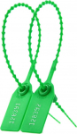 100 tk plastikust nummerdatud kaablisidemed tulekustutite jaoks Self Locking Tamper Evident Lifting Straps (roheline)