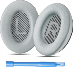 Asendatavad k&otilde;rvapadjad Bose Quiet Comfort 35 (QC35) k&otilde;rvaklappidele. Komplektis QC35 kujuliste k&otilde;rvaklappidega, millel on kiri "L ja R" (QC35, hall).