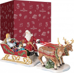 Villeroy & Boch - Christmas Toy's Sleigh Nostalgia v&auml;rviline, j&otilde;ulukaunistus, k&uuml;&uuml;nla hoidja, teetule hoidja, laterna lauakaunistus, kaasaegne, dekoratiivesemed, j&otilde;ulud, k&otilde;va portselanist