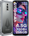 DOOGEE Blade 10 Pro Energy Android 15 v&auml;litelefoni ilma lepinguta, 32GB + 256GB + 2TB v&auml;litelefoni, 4.5G Dual SIM, 50MP Widevine L1, 6580mAh v&auml;litelefoni, 6.56 tolli 90Hz, Octa