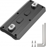 EVUMO ML80 MLOK Arca Swiss kiirkinnitusplaat, MLOK Arca Rail t&uuml;&uuml;pi kiirkinnitusplaat, 80 mm MLOK Arca Rail, &uuml;hildub Arca Swiss & RRS Dovetail kiirkinnitusplaadiga, statiiviga, kuulipeadega