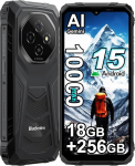 Blackview FORT 1 18GB + 256GB v&auml;ljas mobiiltelefon ilma lepinguta 2025, Android 15 v&auml;ljas nutitelefon 10000mAh, 16MP kaamera, 6,56-tolline HD+ ehitusplatsi mobiiltelefon IP68 veekindel, 4G, 5G WiFi
