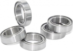 Bimetalli tihendikilp mikro s&uuml;vaveolaager 20tk S6702ZZ 15x21x4mm ABEC-5 roostevabast terasest s&uuml;vaveolaagri topelt metallist varjestatud kate