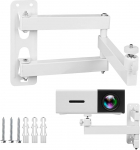 Projektori statiiv, projektori seinakinnitus metallist, mitme nurga reguleeritav projektori kinnitus, sobib projektoritele ja valveseadmetele, 1/4-tollise kruvi liidesega ja liigendiga