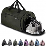 Fitgriff&reg; Sports and Travel Bag for Men and Women, with Shoe Compartment and Wet Compartment, Bag for Sports, Fitness and Travel, Training Bag, Gym Bag