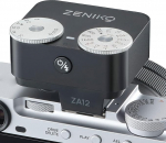 ZENIKO ZA12 Dual Wheel Camera Flash, retro mini kaamera v&auml;lklambi automaatrežiimiga, laetav C-t&uuml;&uuml;pi v&auml;lklambi, 60g kerge kaasaskantav foto v&auml;lklambi valgus peegel- ja DSLR-kaameratele (must)