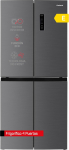 Corbero - CF4PH4823NFX 4-ukseline k&uuml;lmik 362L Inverter mootor No Frost Door Display Fresh Box Crisper&Fresh Box klaasriiulid Eco Function 39dB E.Energy E Roostevaba teras