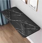 Moderner Klapptisch zur Wandmontage, Klappbare Werkbank, Kompakte L&ouml;sung (Schwarze Steinmaserung c