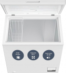 SCHOEPF GT200S Freezer / 199 Litre Capacity / 39 dB / Dual Mode: Suitable for Both Cooling and Freezing / Wire Basket / 4 Star Freezer / Freestanding / Quick Freezing