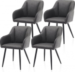 TUKAILAI s&ouml;&ouml;gitoa toolid, kunstnahast, k&ouml;&ouml;gitool, polsterdatud tool, k&auml;etugedega tool, seljatoed, pehme istmepolster, kaasaegne tool k&ouml;&ouml;ki, s&ouml;&ouml;gituppa, elutuppa (kunstnahast).