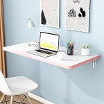 Klappbarer, an der Wand montierter Werkbank-Klapptisch, wandmontierter Tisch, klappbar, f&uuml;r kleine R&auml;ume, Schreibtisch, B&uuml;ro, Zuhause, K&uuml;che, an der Wand montierter Esstisch (mehrere Gr&ouml;&szlig;en