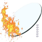 &Uuml;mmargune karastatud klaasist lauaplaat s&ouml;&ouml;gilaua kohvilaudadele - 80cm, 90cm, 100cm, 100cm