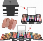 PhantomSky 148 v&auml;rvi silmatoonipalett meigikontuurikomplekt koos kulmupuudri, huulel&auml;ike, punase, presspuudri ja peitepulbriga - ideaalne professionaalseks ja igap&auml;evaseks kasutamiseks.