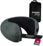 Sandini TravelFix Regular Size Premium reisipadi Made in the EU - Ergonoomilise toega kaelapadi - tasuta klambriga kandekott Hall