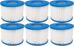 AquaHouse filtrikassett suurus VI, mis sobib Lay-Z-Spa Bestway Flowclear filtripumpadega (6 tk)