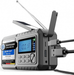 Acta Berg Crank Radio h&auml;daolukorra raadio kurbliga ja 5000 mAh akuga p&auml;ikeseraadio koos maailma vastuv&otilde;tjaga K&auml;siraadio Blackout h&auml;daolukorra seadmed kui taskulamp ja laadija AM/FM/SW USB-ga, Hall