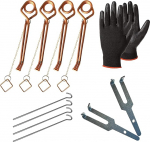 X4 Mole Trap, Voles, Rotid, Mole Repellent, n&auml;riliste tarvikud teie k&ouml;&ouml;giviljaaias, et k&otilde;rvaldada kahjurid teie aiast ilma ultraheli, kemikaalide v&otilde;i suitsu t&otilde;rjevahendita.