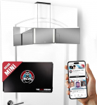 LIPFISBARBERSHOP.COM Kaasaskantav Mini 360 kraadi LED peegel - Reguleeritavad konksud - Self Haircut Mirror - Kompaktne kolmekordne peegel t&auml;pseks juuste l&otilde;ikamiseks - Self Haircut Mirror