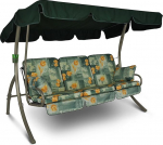 Angerer Comfort Balcony Porch Swing Salerno 2 Seater, green