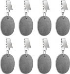 Tischdeckengewichte, raske Tischdeckenbeschwerer f&uuml;r den Au&szlig;entisch mit Metallclips, grauer Stein-Stil f&uuml;r Picknick, Outdoor-Party, 8 St&uuml;ck