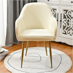 Mswborml Velvet Chair Cover with Armrest, Set of 4/2, Dining Room Chair Cover, Kitchen Armchair Cover, Stretch Armchair Cover, Universal Protective Cover for Dining Room Chairs, Dining Room Chair