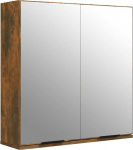 vidaXL Bathroom Mirror Cabinet Smoked Oak 64 x 20 x 67 cm