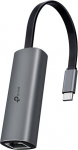 TP-Link USB C 2.5G LAN adapter Ethernet adapter RJ45 2500Mbps v&otilde;rguadapter, &uuml;hildub Windows, Mac OS, iPadOS, Chrome OS, Linux OS ja iOS, kokkupandav, UE302C