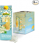 Pfanner The White Lemon Elderflower in Supply Pack - otse keedetud valge tee, rafineeritud sidrunimahla ja beseemahlaga (6 x 2 L)