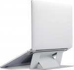 MOFT s&uuml;learvuti statiiv, kokkupandav s&uuml;learvuti statiiv, s&uuml;learvuti statiiv 2 reguleeritava nurgaga, parandab kehahoiakut, &uuml;hildub MacBook Air, MacBook Pro 11 - 16 tolliga, isekleepuv - Misty Bay