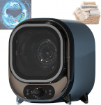 Kaasaskantav kondensaator, roostevabast terasest trummeliga kondensaator, 450 W, v&auml;ike trummelkuivati, v&auml;ike kondensaator, ideaalne v&auml;ikestesse ruumidesse, galvaniseeritud sinine