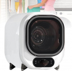 V&auml;ike 450W lauale paigaldatav roostevabast terasest trummeliga kondenseeruv pesukuivati, kaasaskantav eesmine kompaktne pesukuivati, 0,8 kg v&otilde;imsusega t&ouml;&ouml;laua v&otilde;i seinale paigaldamiseks (B)