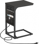 Slim k&uuml;ljelaud koos laadimisjaamaga, k&uuml;ljelaud 2 USB-pordi ja v&auml;ljundiga, C-kujuline suupistelaud koos kanga kotiga, telerilaud, kohvilaud TB01BK024