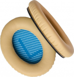 Bose QuietComfort 25 (QC25) k&otilde;rvaklappide beež asenduspadjad. Komplektis &otilde;ige v&auml;rvi ja kujuga Scrims 'L ja R' kirjaga (QC25, beež).