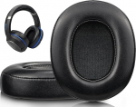 SOULWIT Turtle Beach Ear Force Elite 800/800X k&otilde;rvaklappide asendusk&otilde;rvapadjad Turtle Beach Ear Force Elite 800/800X k&otilde;rvaklappide jaoks Pehmema valgu nahaga, m&uuml;raisolatsiooni m&auml;luvahuga (must)
