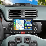 CAMECHO 4G + 64G Android 15 autoraadio Fiat Pandale 2013-2020 koos Carplay Android Car Navi, 7-tolline HD IPS puuteekraaniga Android raadio koos Bluetooth 5.0 WiFi MirrorLink FM RDS ja USB 32EQ Canbusega