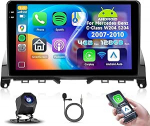 2+64G podofo 9-tolline autoraadio Mercedes C-klassile W204 S204 2007-2014 Android 13 Carplay traadita HI FI Bluetooth puuteekraaniga navigatsiooniga Bluetooth RDS/FM raadio DVR + AHD tagantvaate kaamera