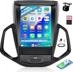 CAMECHO 2G + 64G Android 15 autoraadio Ford Ecosport 2013-2017 koos Navi Carplay Android autoga, 9,7-tolline autoraadio puuteekraan Bluetooth RDS/FM WiFi y USB + AHD tagurduskaamera