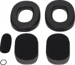 K&otilde;rvapadjakomplekt, pehme puhas silikoonist lennunduse peakomplektide k&otilde;rvaklapid m&uuml;ra v&auml;hendamise k&otilde;rvapadjad Pilootide k&otilde;rvaklappide tarvikud USA pilootide jaoks, ASA jaoks, Flightcomi k&otilde;rvaklappide jaoks