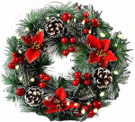 J&otilde;ulup&auml;rg uksep&auml;rg j&otilde;ulud korduvkasutatav kunstlik p&auml;rg sissep&auml;&auml;su ukse kaunistus kuusep&auml;rg ballaadid lilled aknale ukse kaminale seinadekoratsioonile