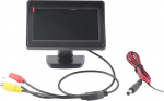 DAUERHAFT tagumise vaatekaamera monitor, vastupidav LCD-ekraaniga tagurduskaamera monitor, 480 x 272, reguleeritav 4,3-tolline auto monitor koos p&auml;ikesevisiiriga maasturite jaoks