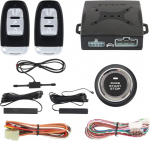 EASYGUARD PKE EC003-1 Passiivne v&otilde;tmeta sisenemise auto alarms&uuml;steem Push Button Start Remote Starter DC12V